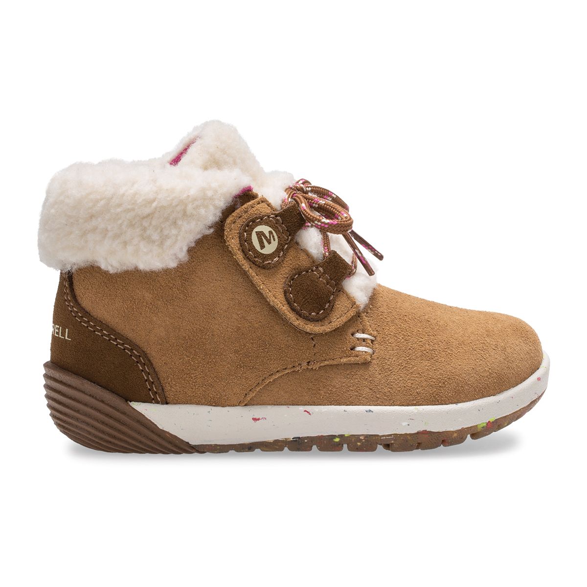 Bare Steps® Cocoa Jr. Boot, Chestnut Suede, dynamic