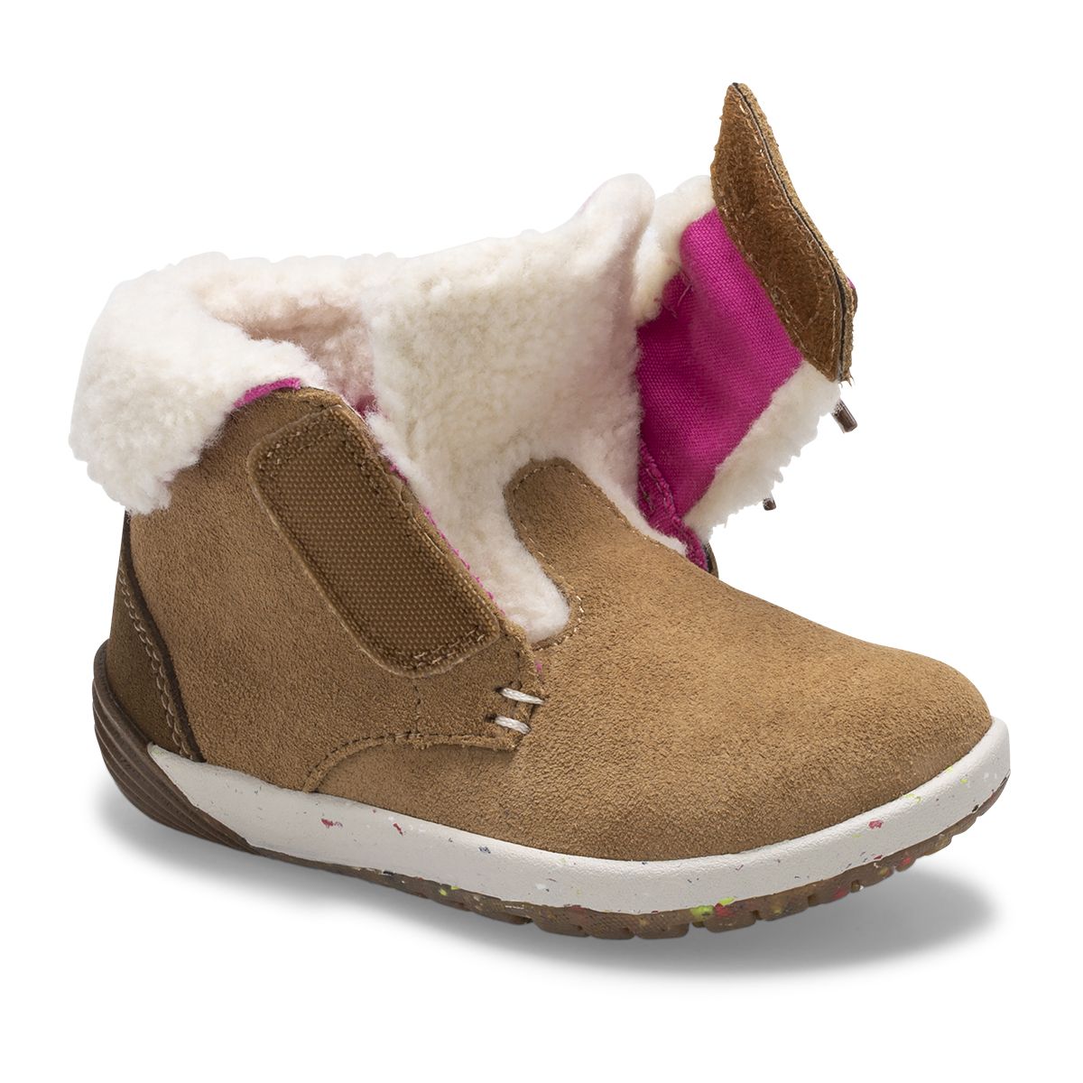 Bare Steps® Cocoa Jr. Boot, Chestnut Suede, dynamic 2