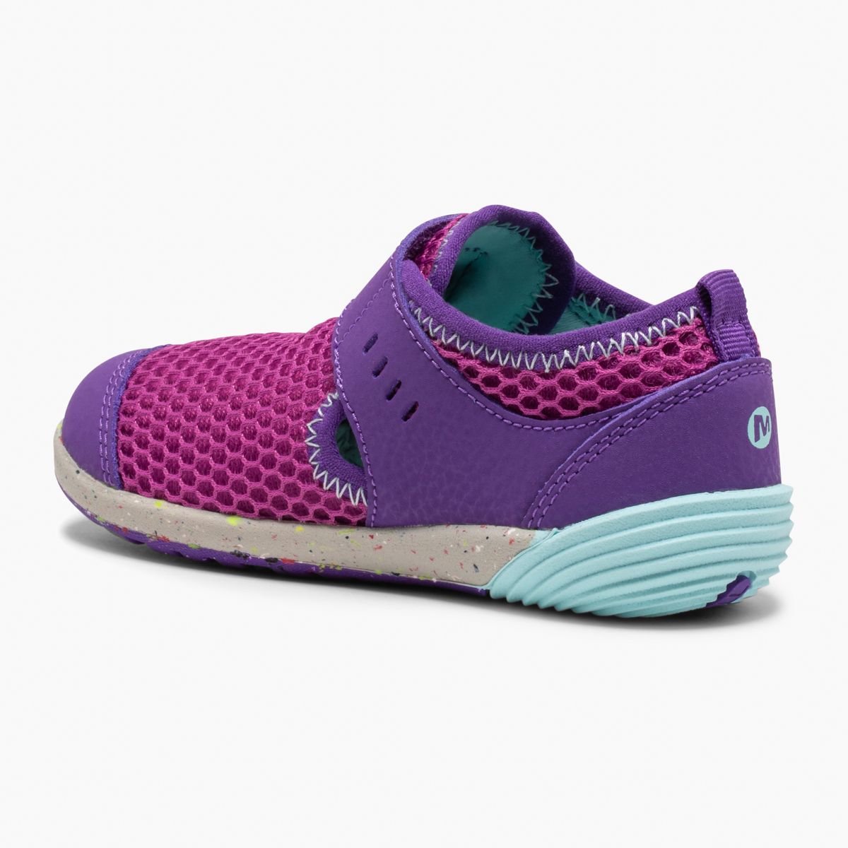 Bare Steps® H2O Sneaker, Purple/Turquoise, dynamic 3