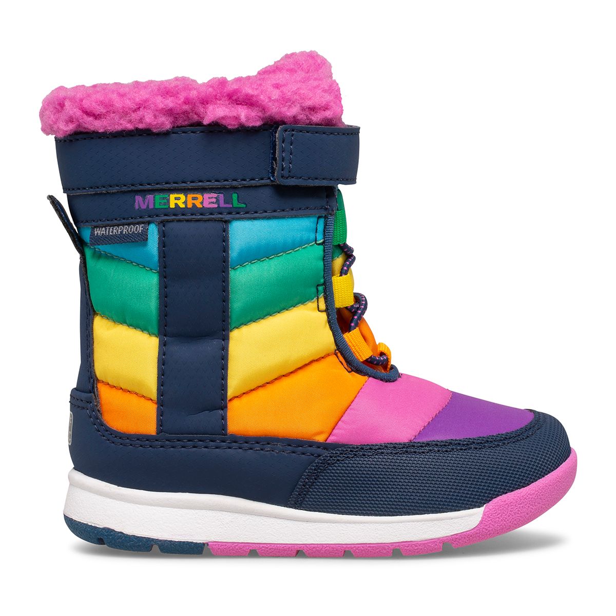 Alpine Puffer Waterproof Jr. Boot, Rainbow Multi, dynamic