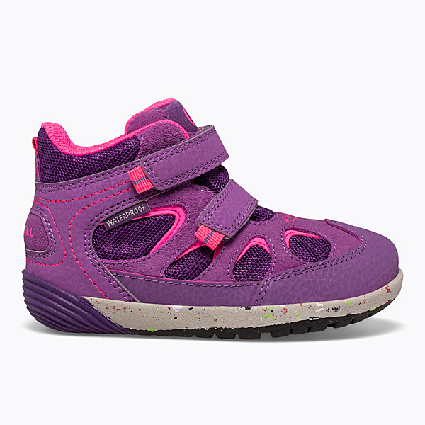 Bare Steps® Altitude Waterproof Jr. Boot, Purple/Berry, dynamic