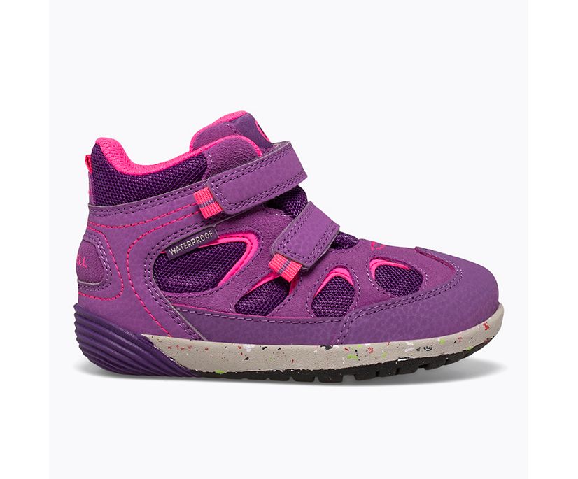Bare Steps® Altitude Waterproof Jr. Boot, Purple/Berry, dynamic 1