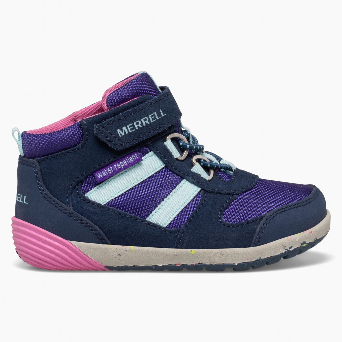 Bare Steps® Ridge Jr Hiker, Navy/Pink, dynamic