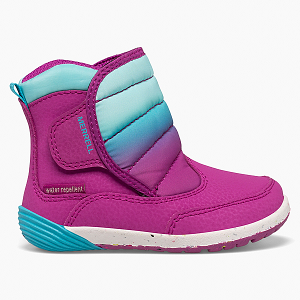 Bare Steps Puffer Boot, Berry/Turquoise, dynamic