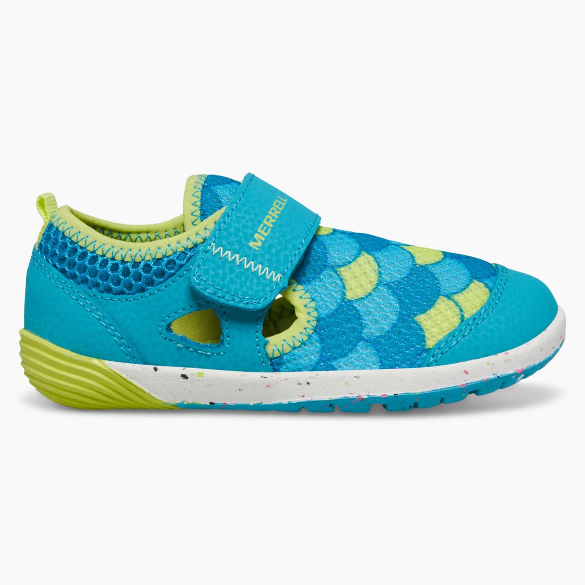 Bare Steps® H2O Water Shoe, Turquoise/Lime, dynamic