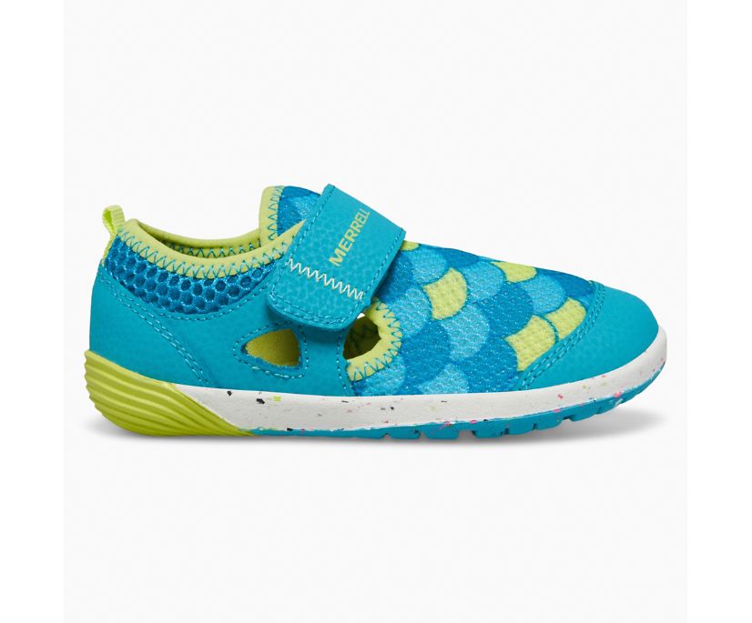 Bare Steps® H2O Sneaker, Turquoise/Lime, dynamic 1