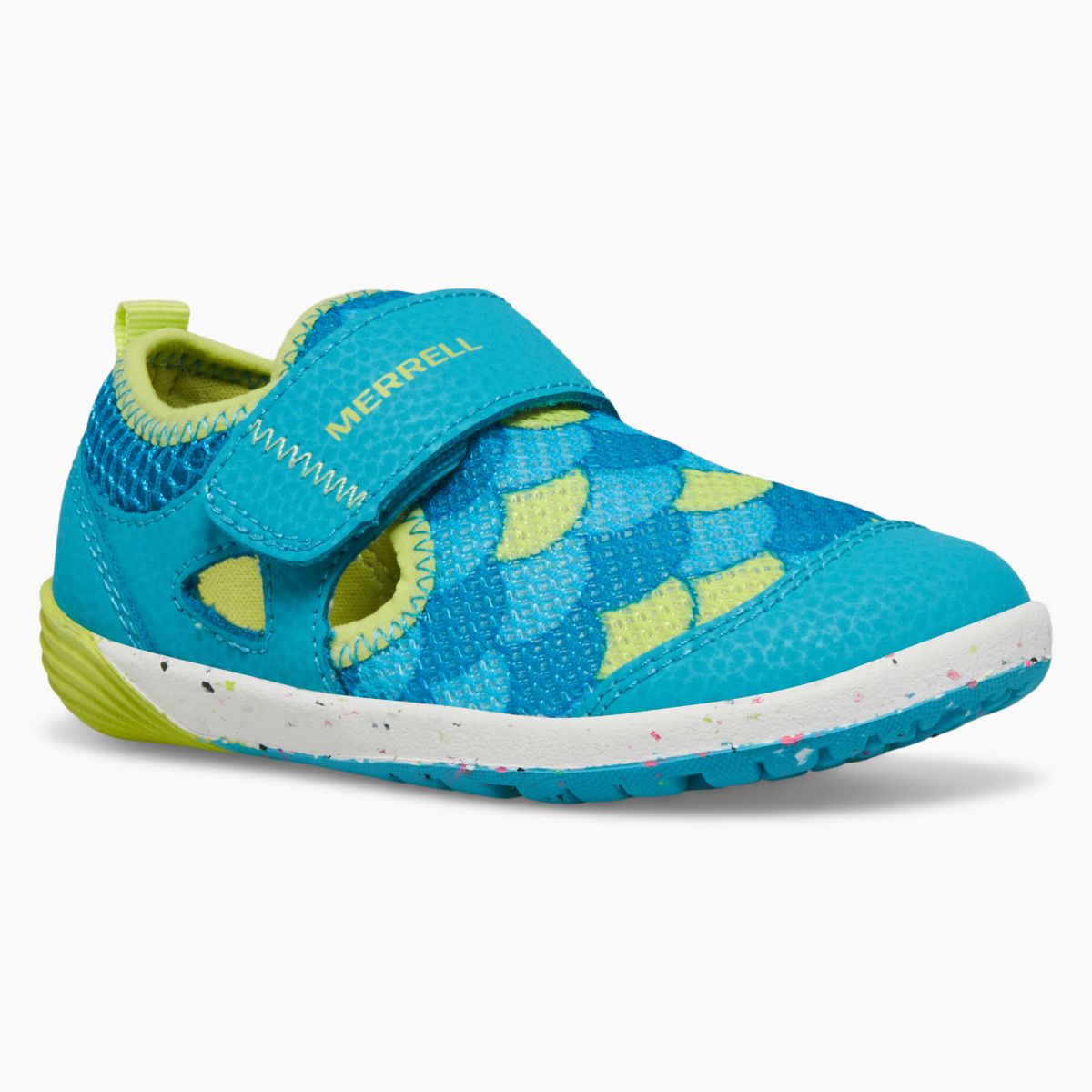 Bare Steps® H2O Sneaker, Turquoise/Lime, dynamic 2