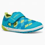 Bare Steps® H2O Sneaker, Turquoise/Lime, dynamic 2