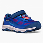 Moab Speed Low A/C  Jr. Waterproof Sneaker, Blue/Berry/Turquoise, dynamic 2