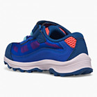 Moab Speed Low A/C  Jr. Waterproof Sneaker, Blue/Berry/Turquoise, dynamic 3