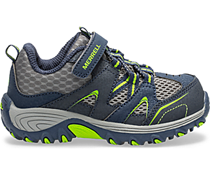 Trail Chaser Jr. Shoe, Navy/Green, dynamic