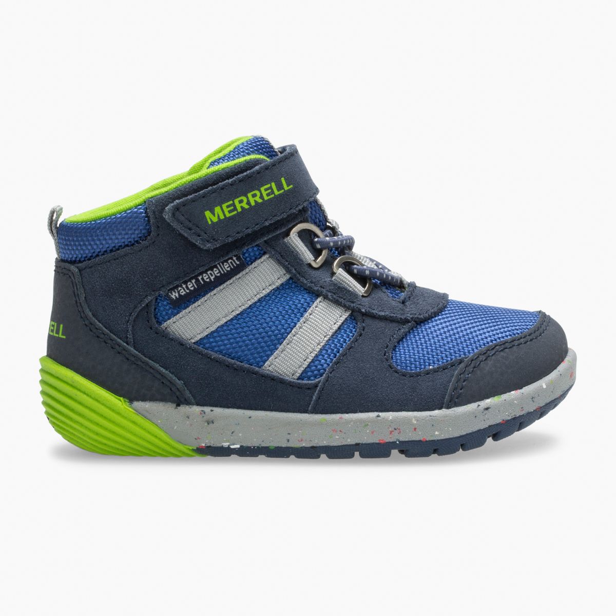 Bare Steps® Ridge Jr Hiker, Navy/Green, dynamic