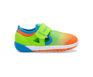 Bare Steps® H2O Sneaker, Green/Orange, dynamic