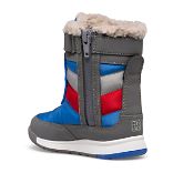 Alpine Puffer Waterproof Jr. Boot, Grey/Royal/Red, dynamic