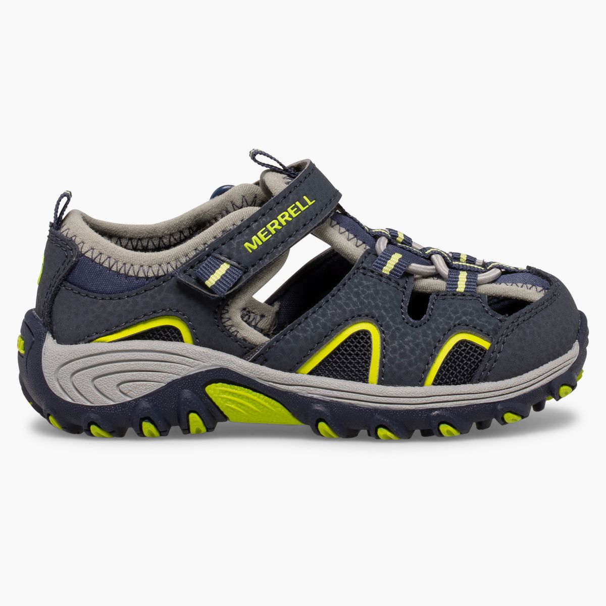 Hydro H2O Hiker Jr Sandal, Navy/Lime, dynamic