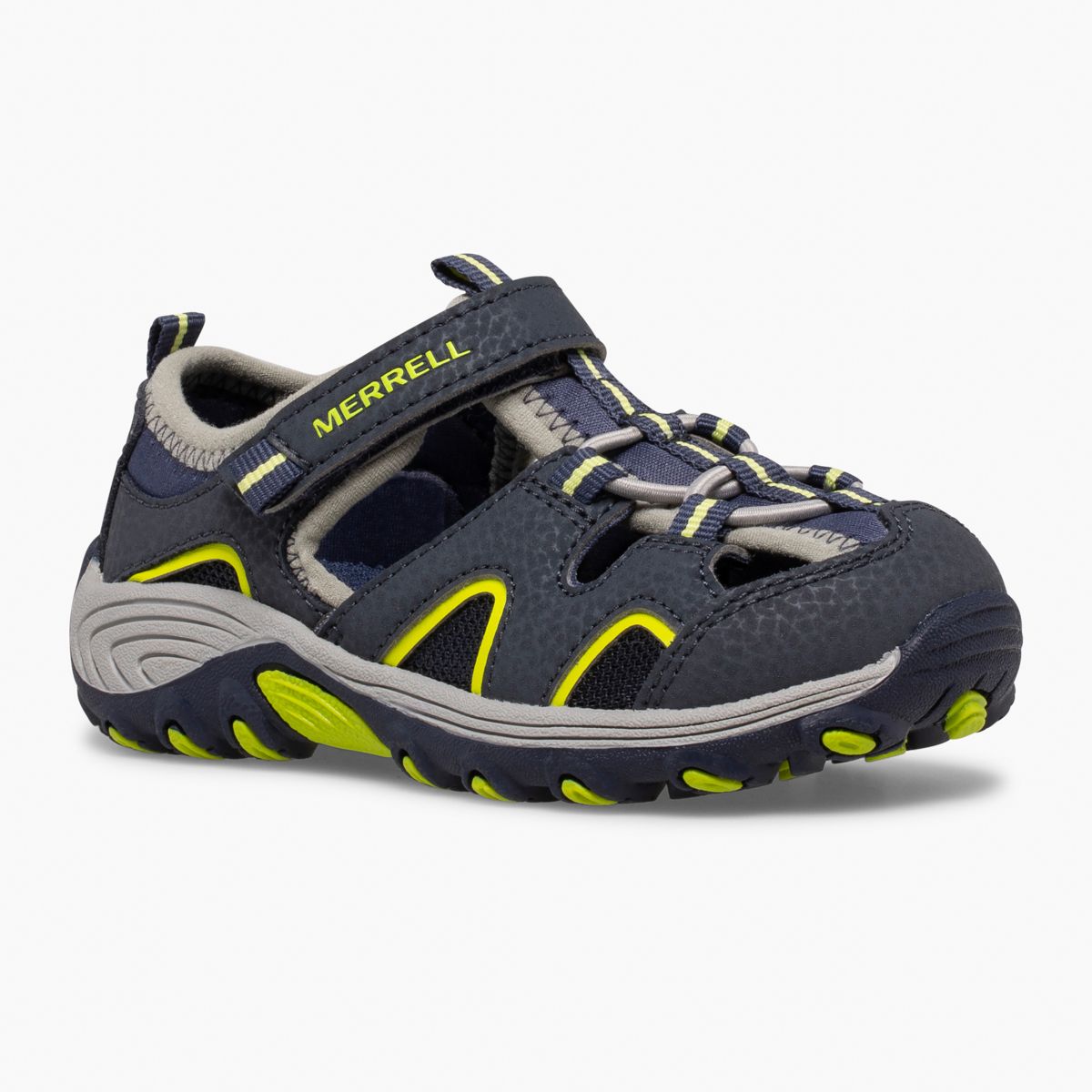 Hydro H2O Hiker Jr Sandal, Navy/Lime, dynamic 2