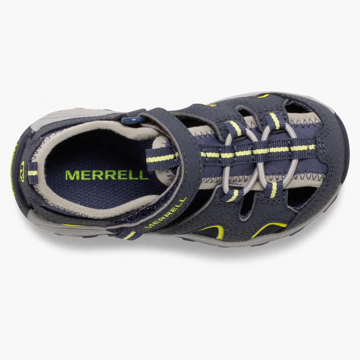 Hydro H2O Hiker Jr Sandal, Navy/Lime, dynamic 3