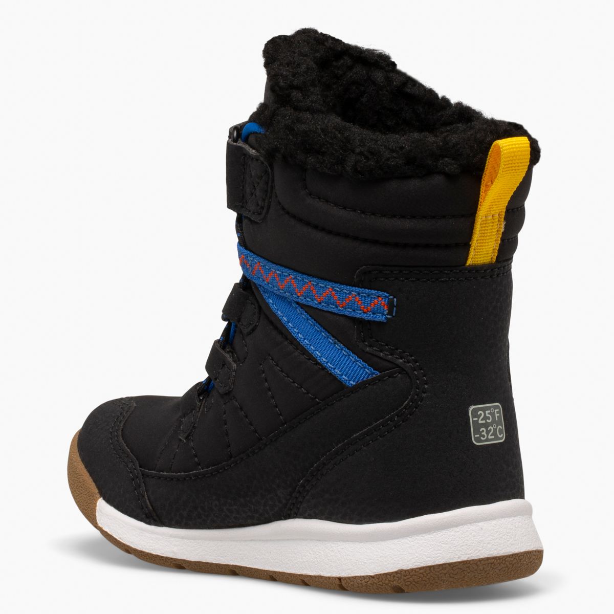 Snow Crush 3.0 Waterproof Jr. Boot, Black/Multi, dynamic 3