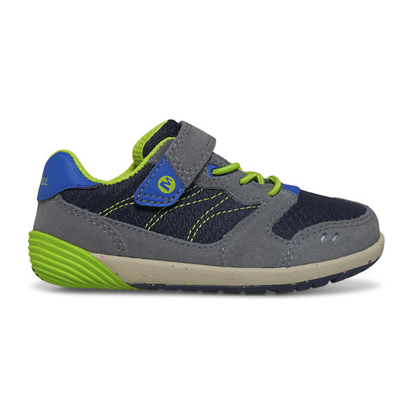 Bare Steps® A83 Sneaker, Navy/Green, dynamic