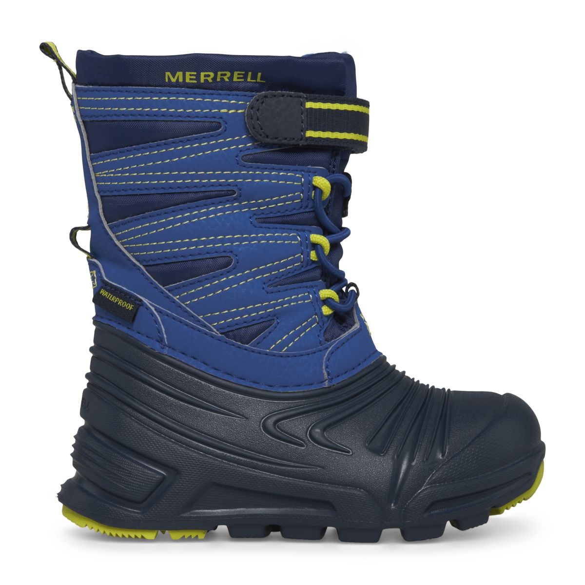 Snow Quest Lite 3.0 Jr Waterproof, Blue/Green, dynamic