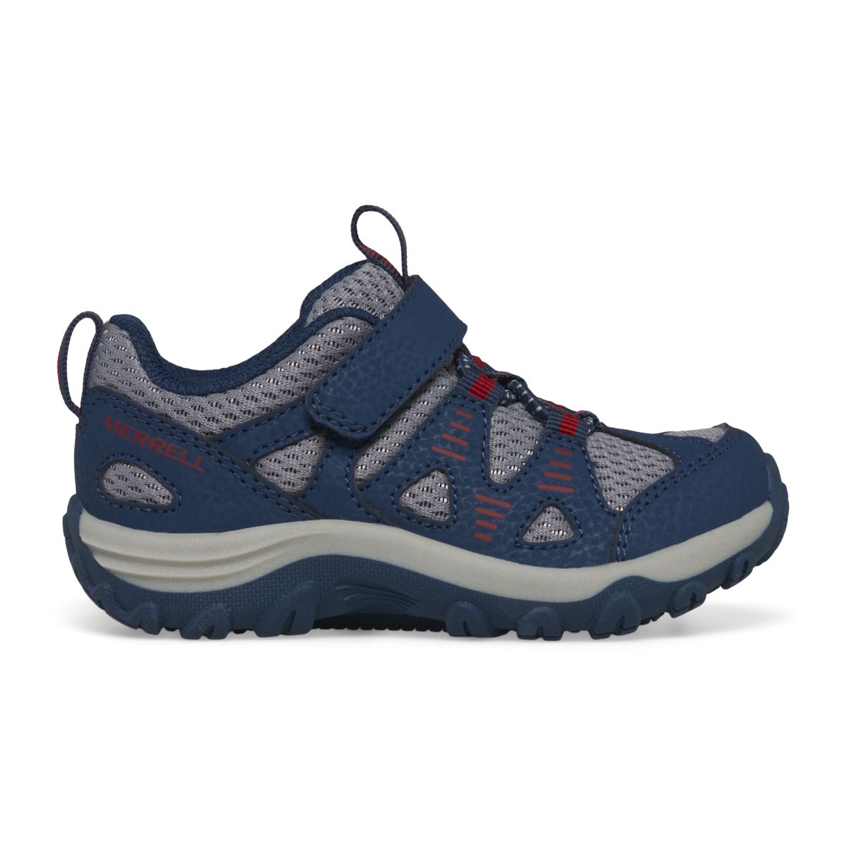 Trail Chaser 2 Jr. Shoe, Navy/Red, dynamic