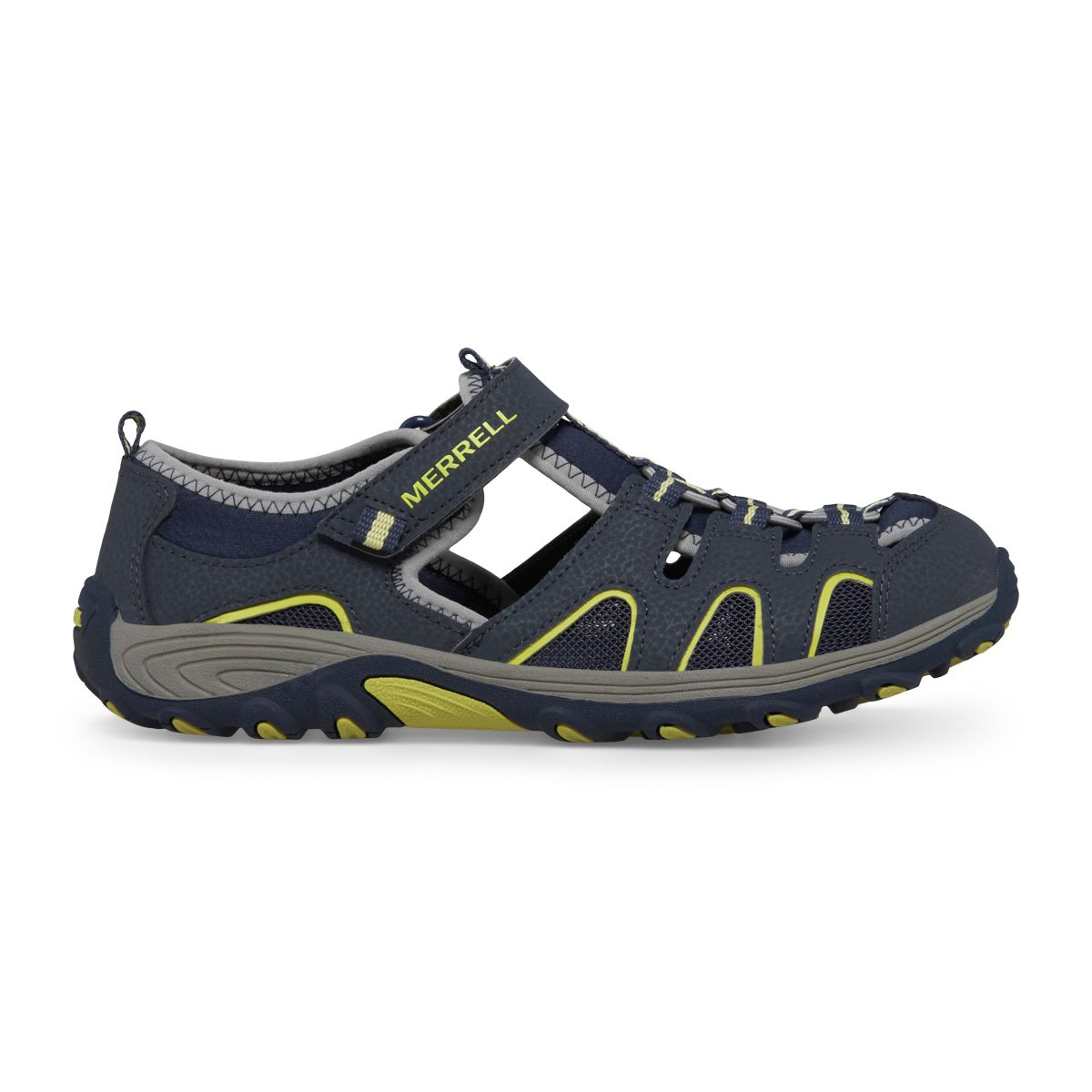 Hydro H2O Hiker Sandal, Navy/Lime, dynamic