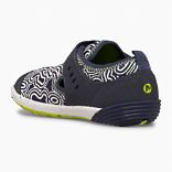 Bare Steps® H2O Chroma Sneaker, Navy/Lime, dynamic 3