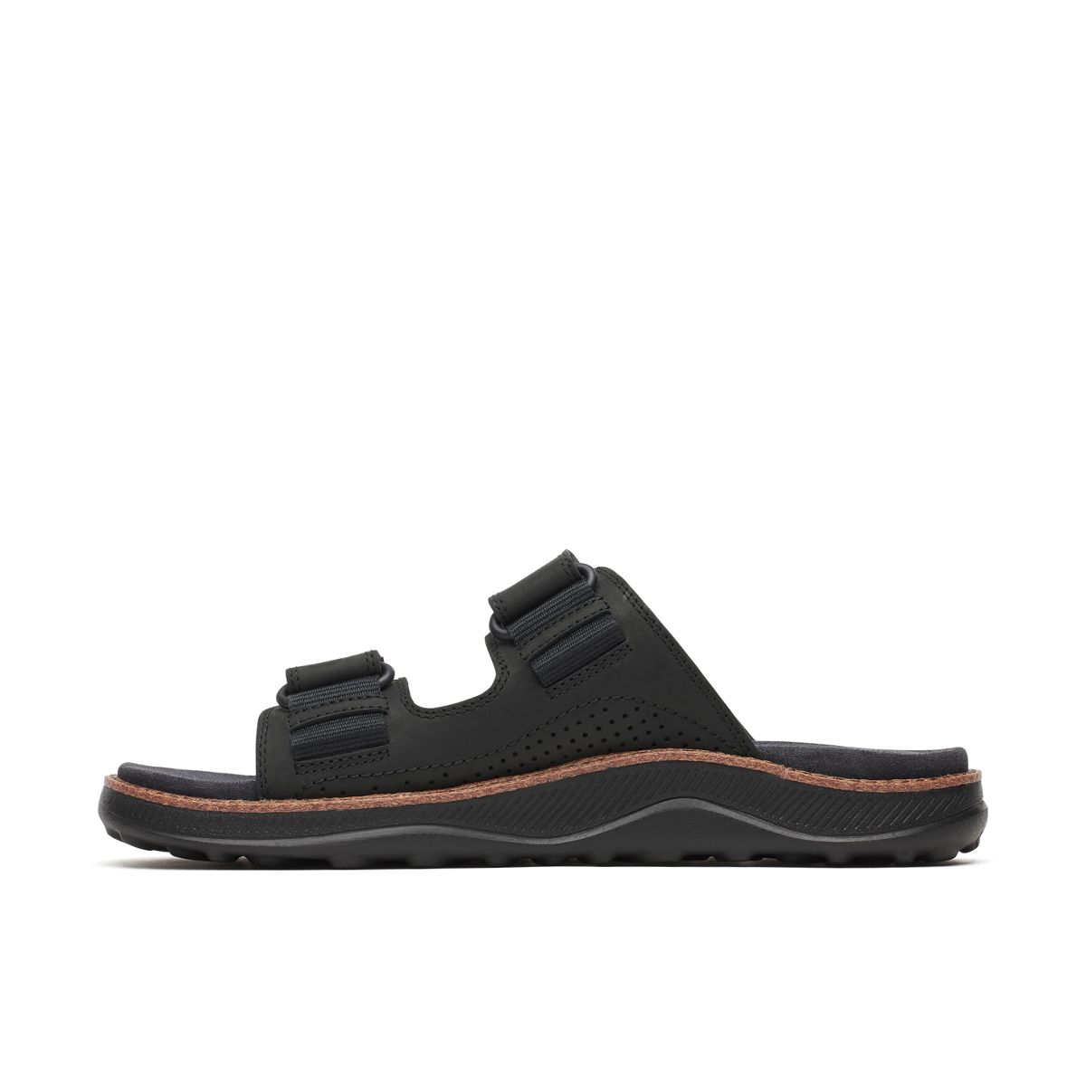 Cove Leather Slide, Black, dynamic 5