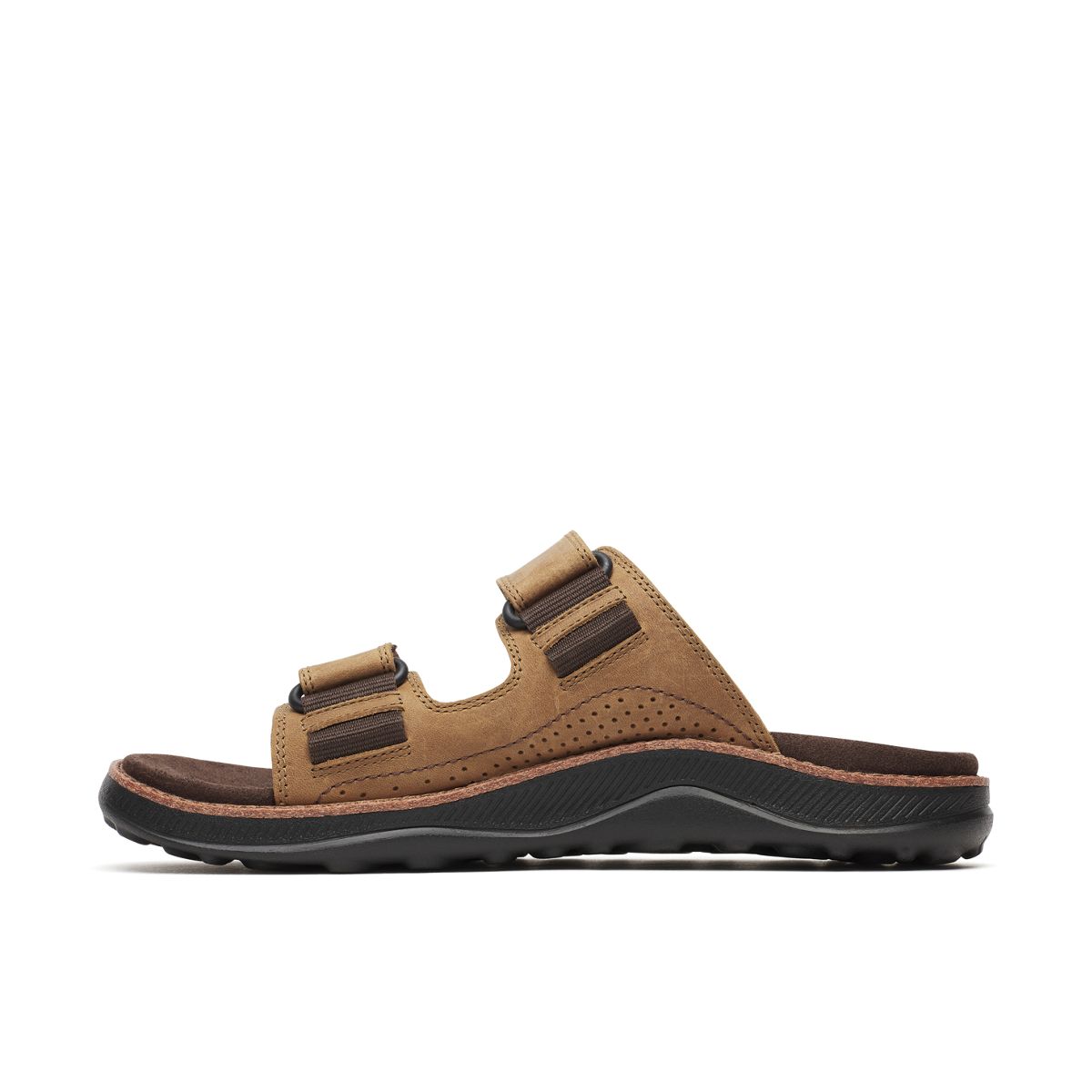 Cove Leather Slide, Coffee, dynamic 5