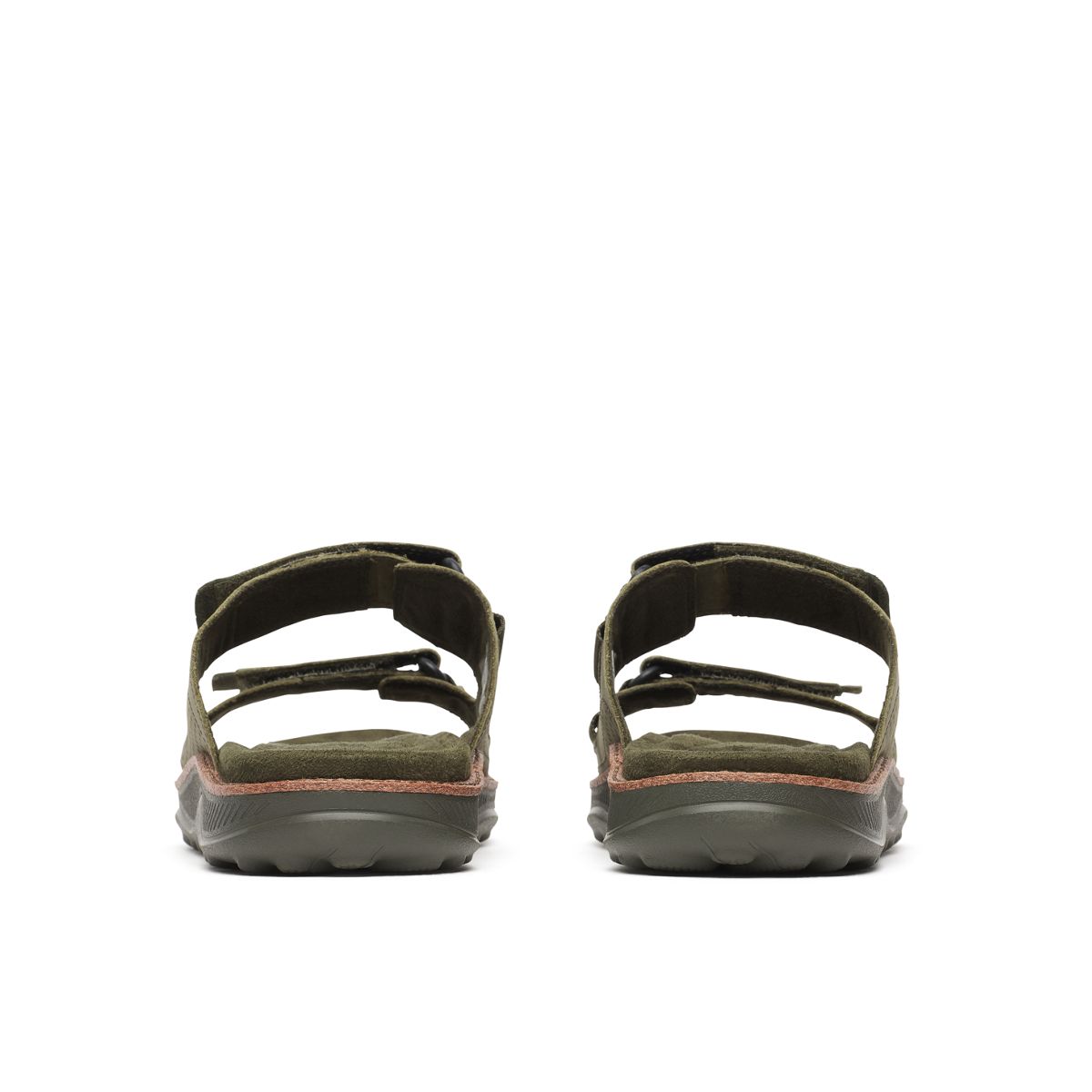 Cove Leather Slide, Dark Moss, dynamic 4
