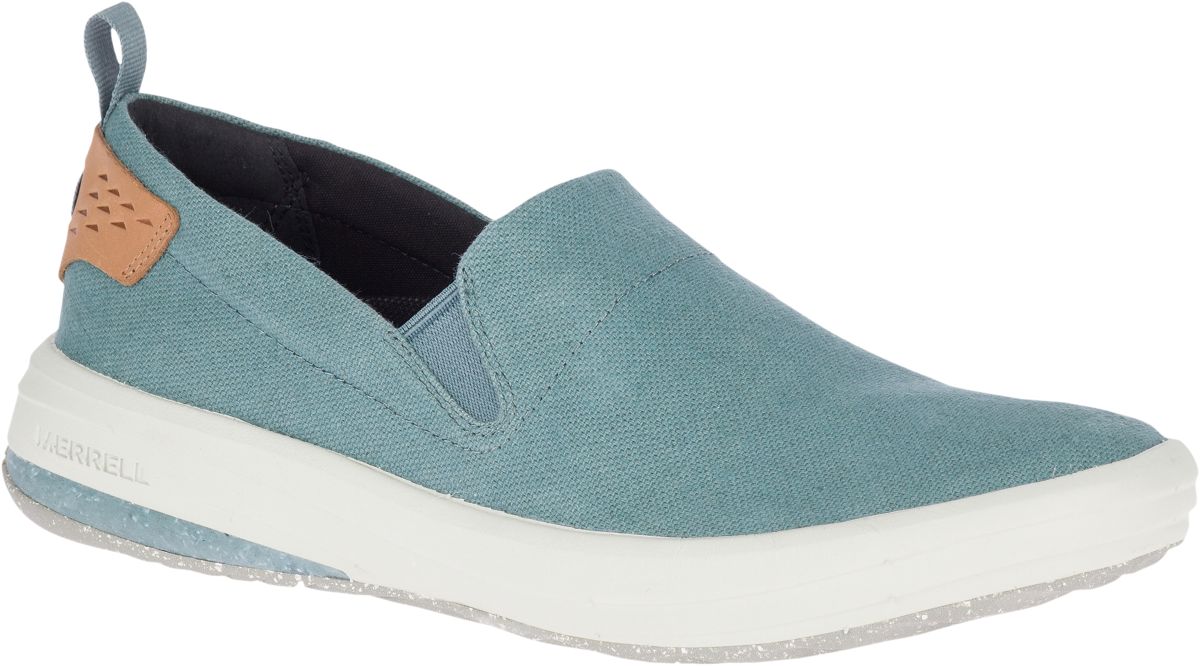 merrell canvas slip on