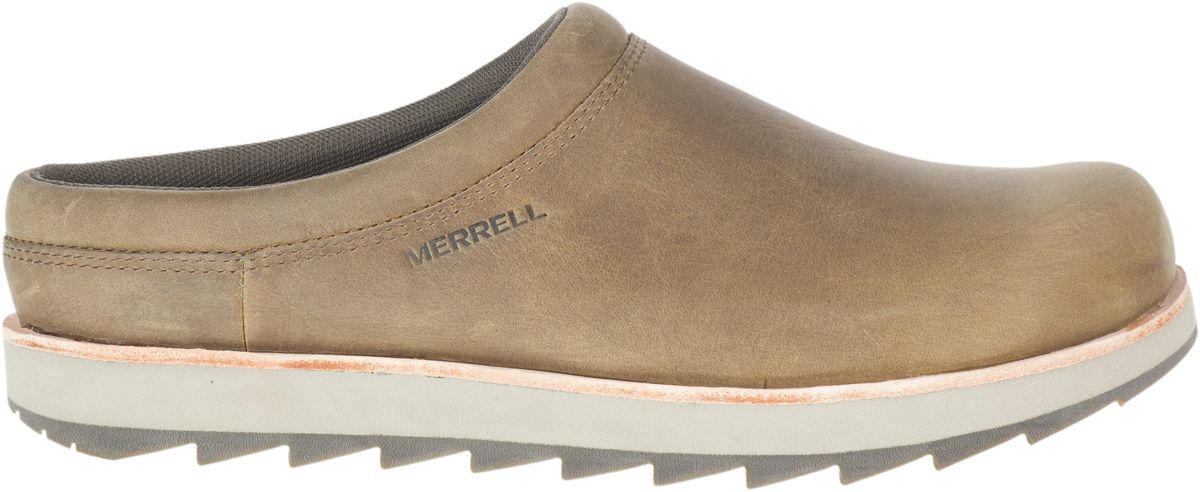 merrell leather clogs