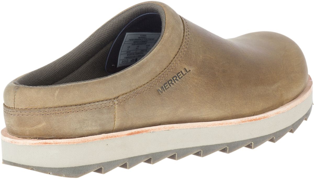 merrell leather clogs