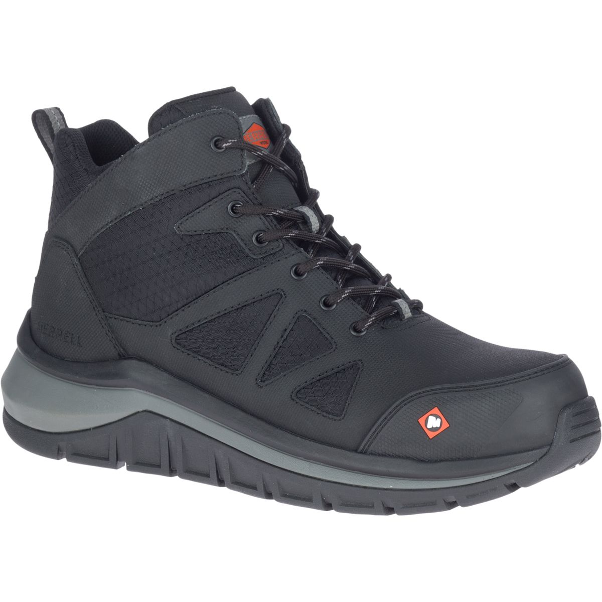Fullbench Speed Mid Carbon Fiber Work Boot, Black, dynamic 4