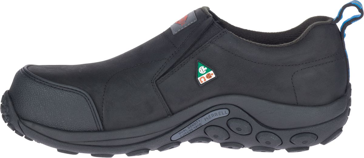 Jungle Moc Leather Comp Toe CSA Work Shoe Wide Width, Black, dynamic 4