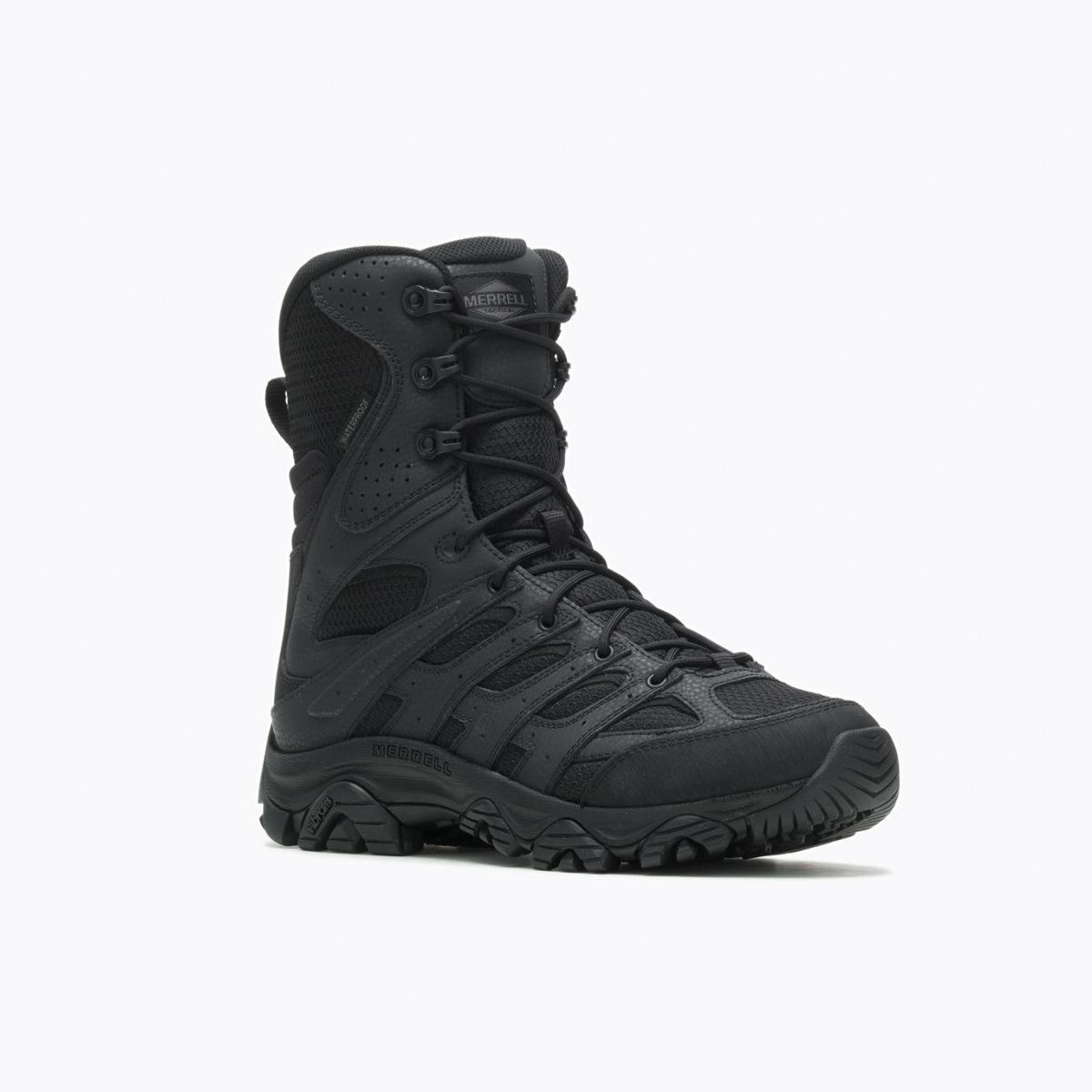 Moab 3 8" Tactical Zip Waterproof Wide Width, Black, dynamic 2