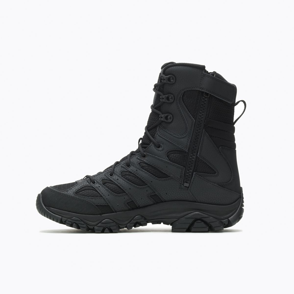 Moab 3 8" Tactical Zip Waterproof Wide Width, Black, dynamic 5