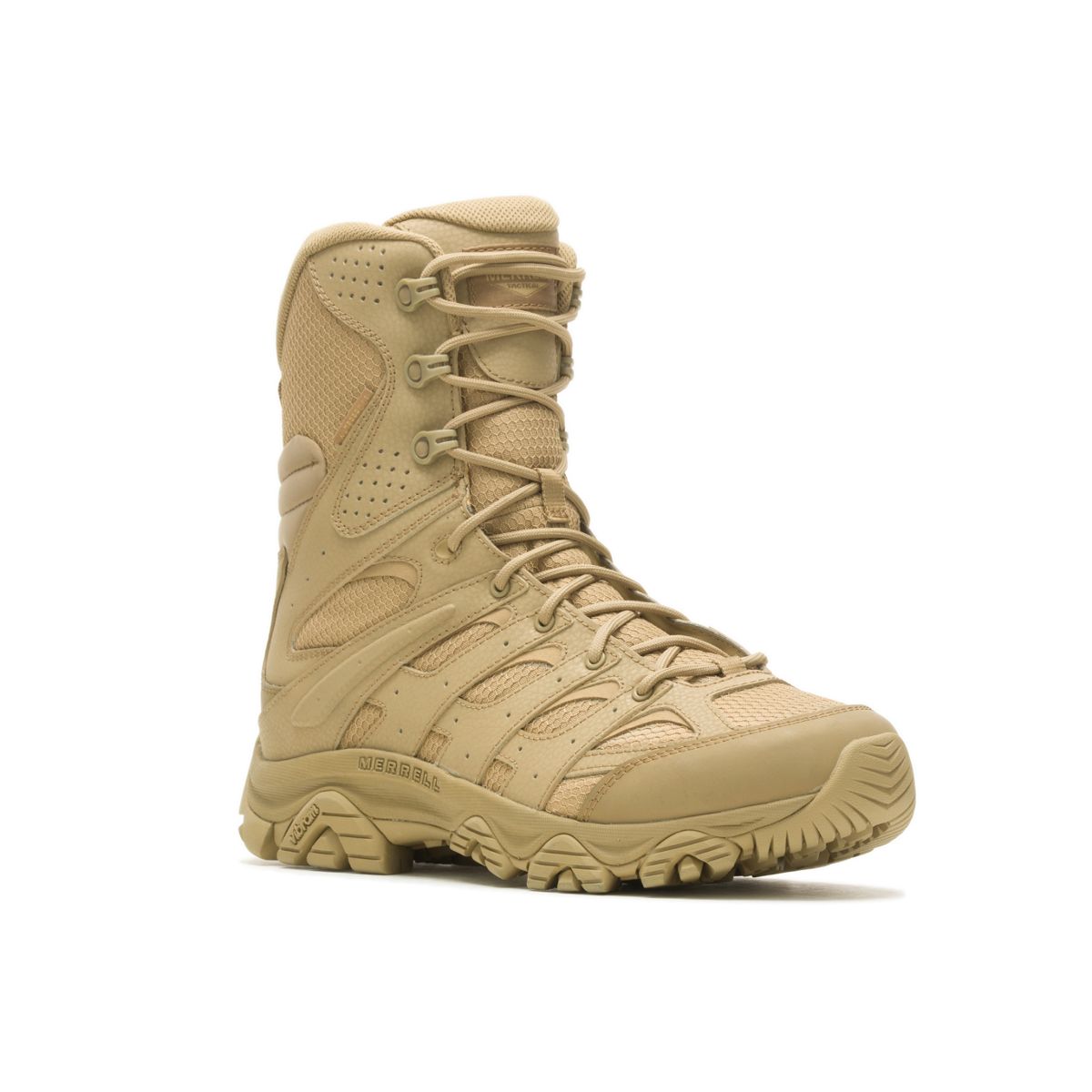Moab 3 8" Tactical Zip Waterproof Wide Width, Dark Coyote, dynamic 2