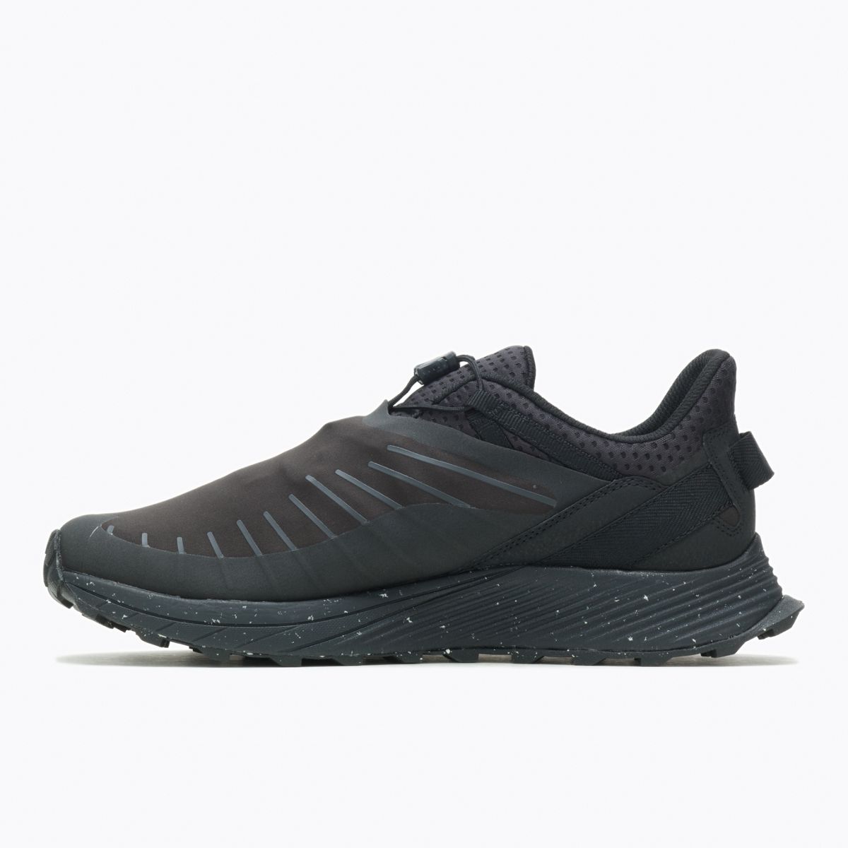 Embark Lace Shield Sneaker, Triple Black, dynamic 3
