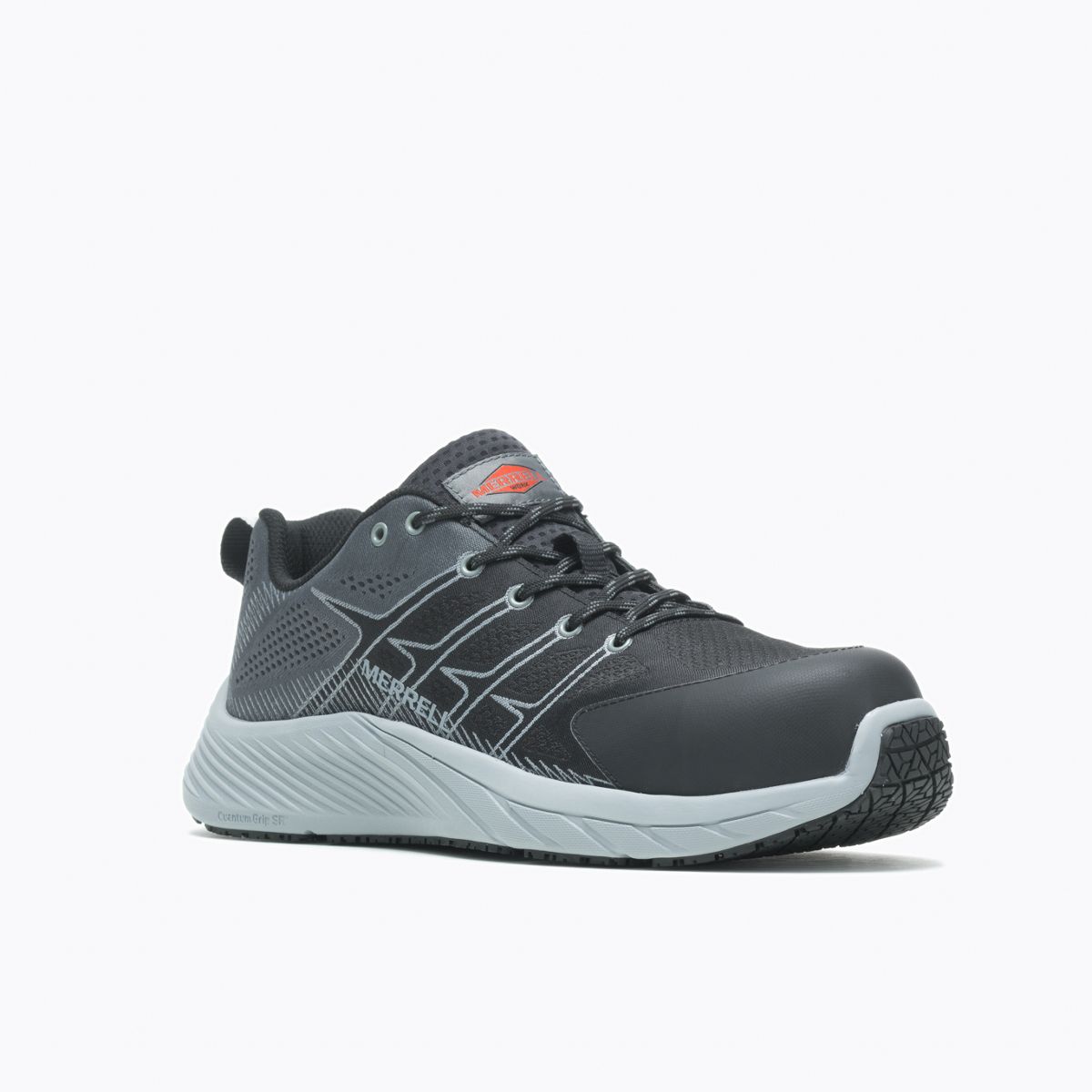 Moab Flight Carbon Fiber Work Shoe, Black/Monument, dynamic 2