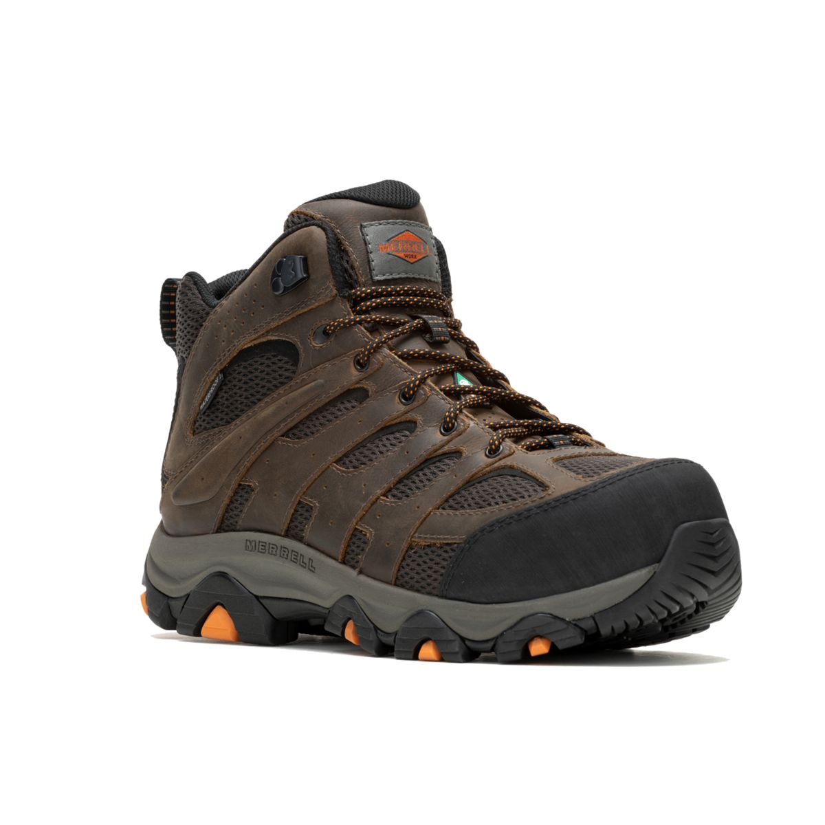 Moab Vertex 2 Mid Waterproof Carbon Fiber CSA Work Boot, Earth, dynamic 2