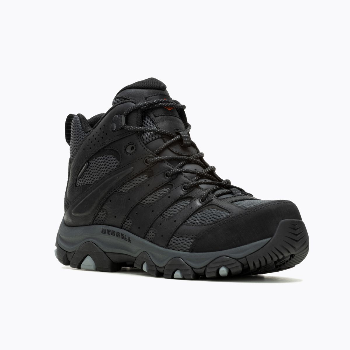Moab Vertex 2 Mid Waterproof Carbon Fiber Work Boot Wide Width, Black/Granite, dynamic 4