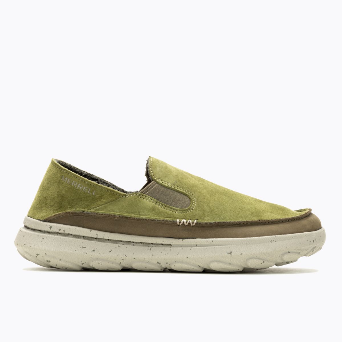 Hut Moc 2 Suede, Avocado, dynamic