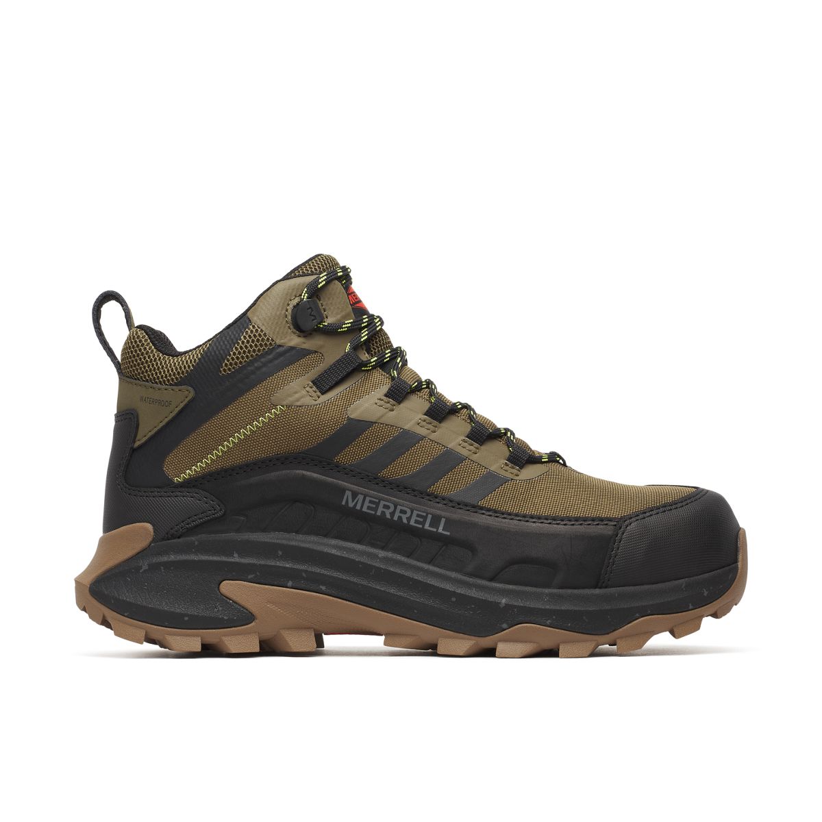Moab Speed 2 FX Mid Carbon Fiber Waterproof, Olive, dynamic