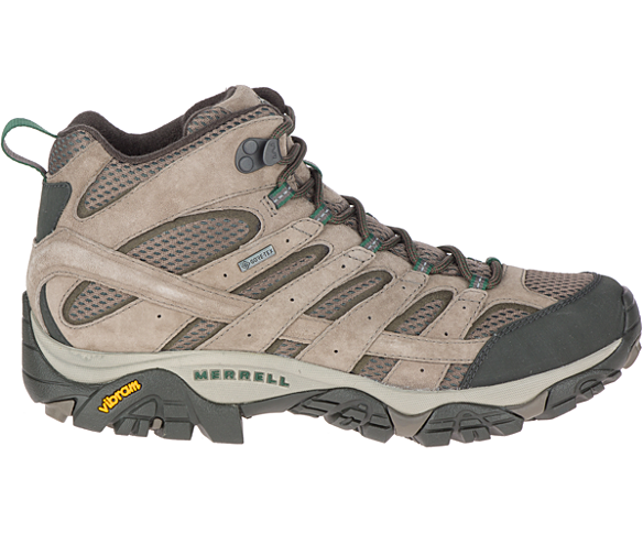 Merrell men's Moab 2 leather mid GTX high rise hiking shoes