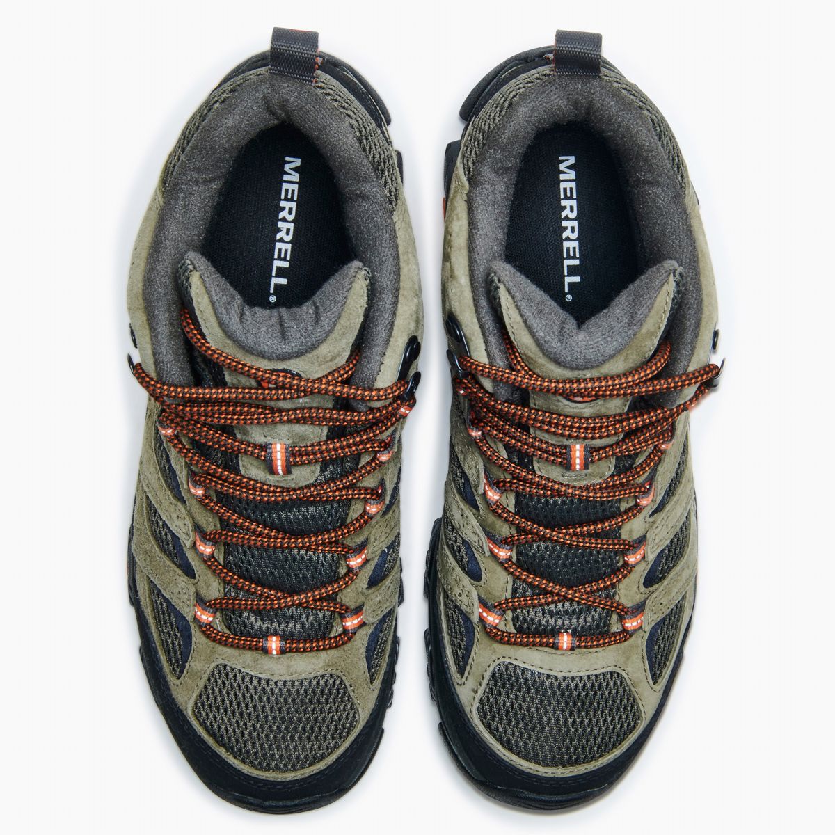 Moab 3 Mid Waterproof Wide Width, Olive, dynamic 3