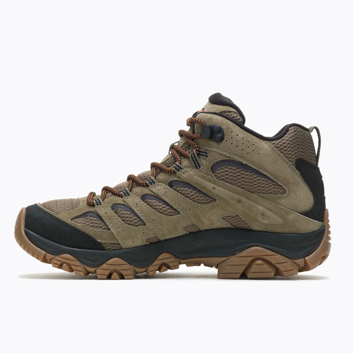 Moab 3 Mid Waterproof Wide Width, Olive/Gum, dynamic 5