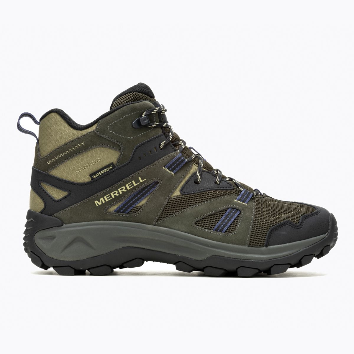 Deverta 3 Mid Waterproof, Olive/Sea, dynamic