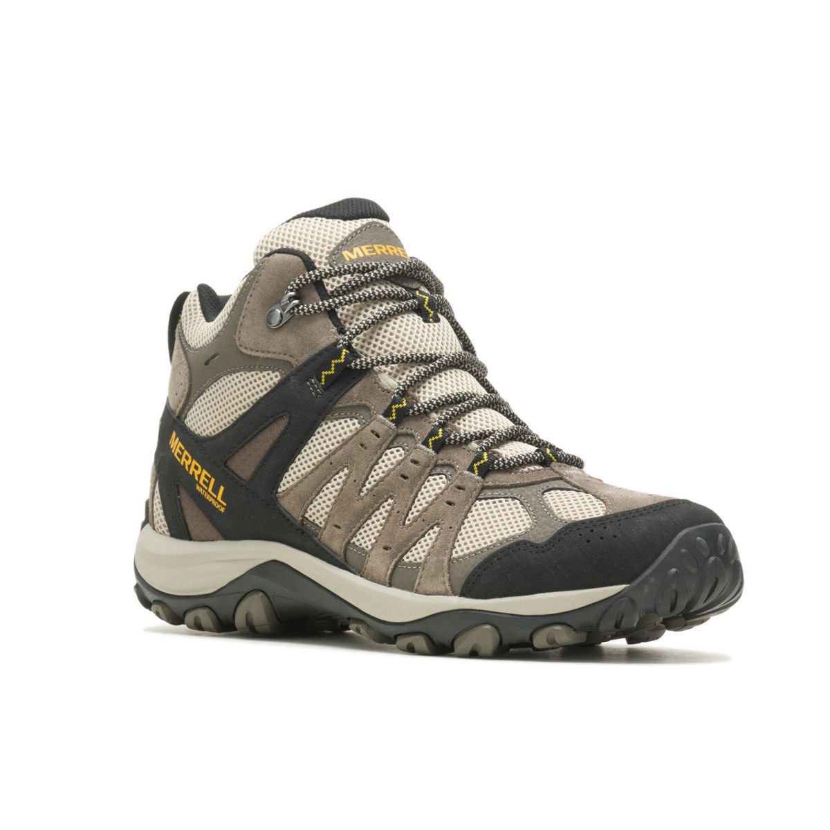 Accentor 3 Mid Waterproof Wide Width, Boulder/Old Gold, dynamic 2