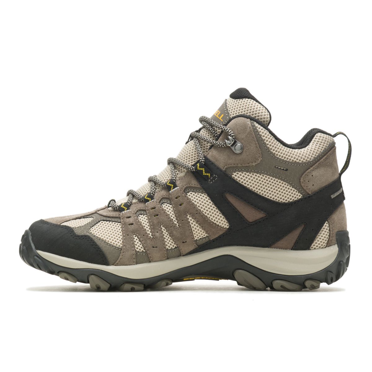 Accentor 3 Mid Waterproof Wide Width, Boulder/Old Gold, dynamic 3